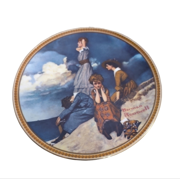 Norman Rockwell Vintage Collectors Plates Rediscovered Women Collection set of 5 - Picture 3 of 11